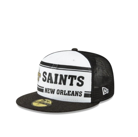 NWT Men's New Orleans Saints Fitted Hat - Picture 2 of 7